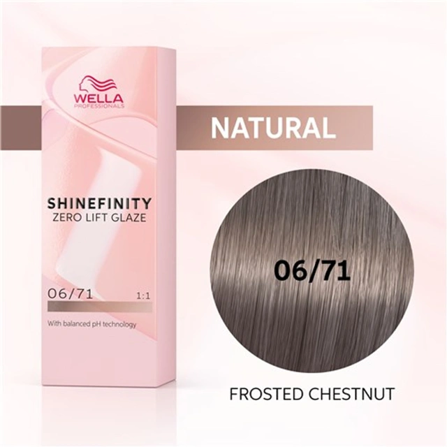 Wella Professional Shinefinity Zero Lift Glaze - 06/71 60ml - Dark Blonde Brown Ash főképe